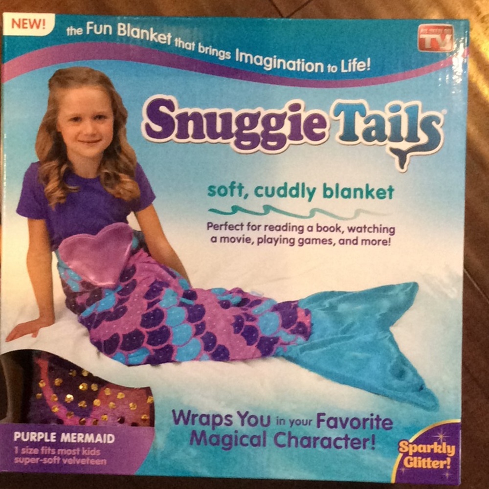 Snuggie Tails Kids Cuddly Blanket